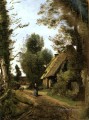 Saint Quentin Des Pres plein air Romanticismo Jean Baptiste Camille Corot